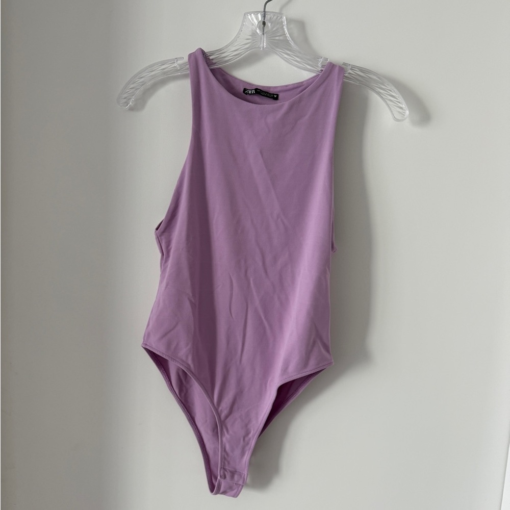 Zara Lavender Bodysuit for Women
